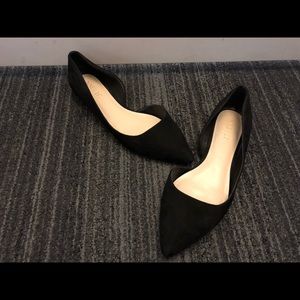 Flats suede black